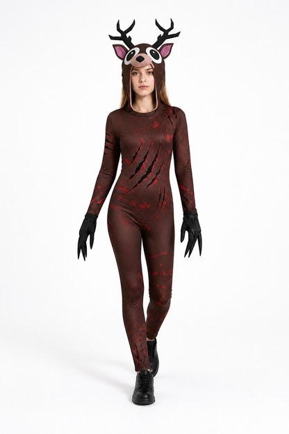 Deer Costume with Antlers and Claws Costumes detail 2