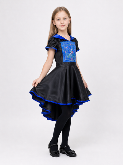Zombie Cosplay Dress Costume with Ruffles
