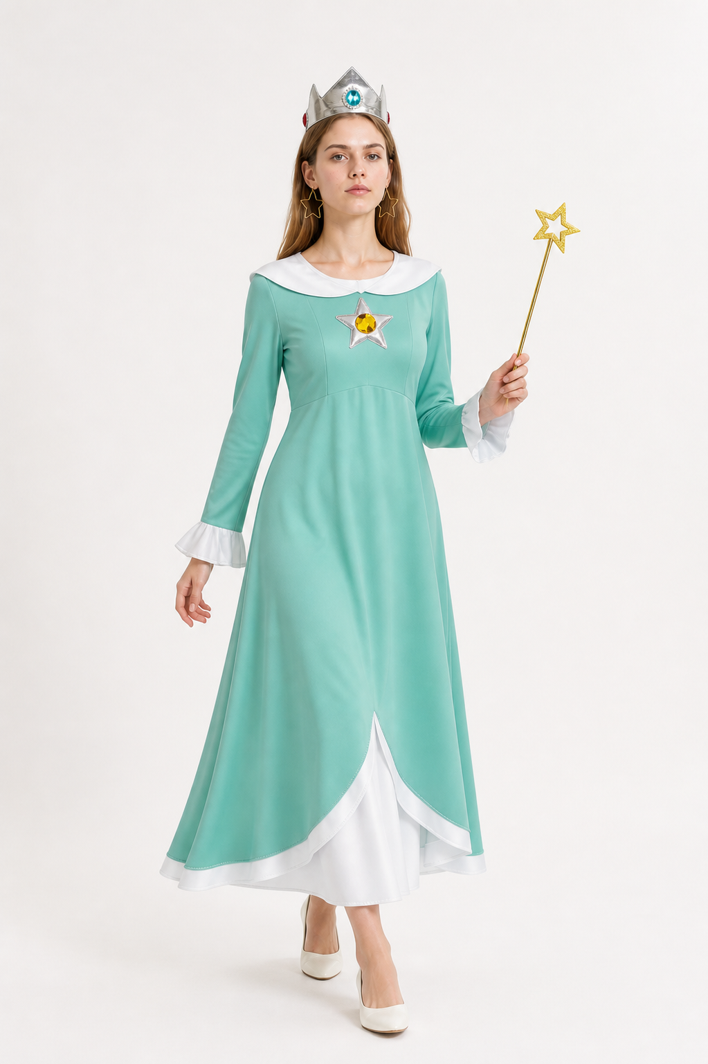 Costume Dress with Crown, Earrings, and Wand Costume Dresses detail 2