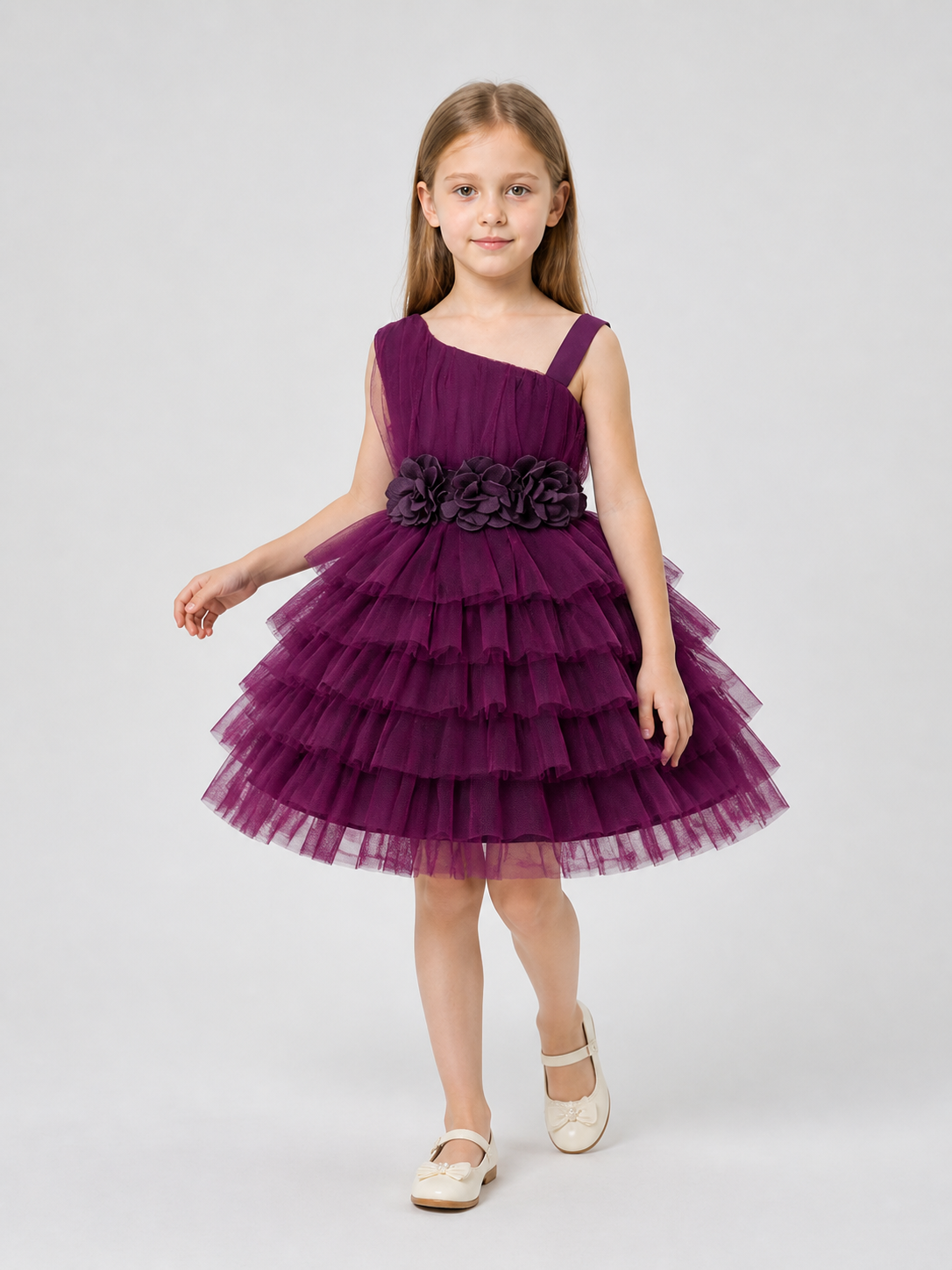 Full Tulle Skirt Christening Dress Costume Dresses detail 2
