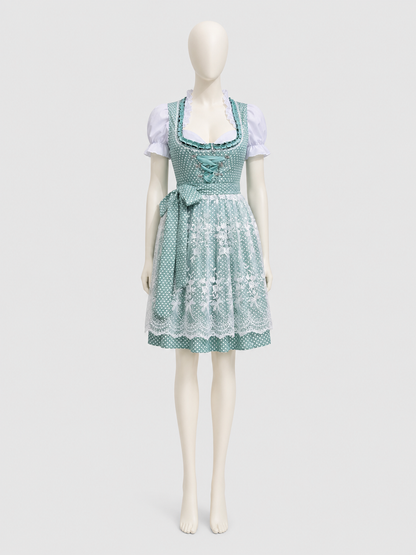 Traditional Bavarian Dress with Corset and Bow Costume Dresses detail 2