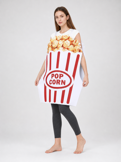 “Popcorn” Costume for Halloween and Parties