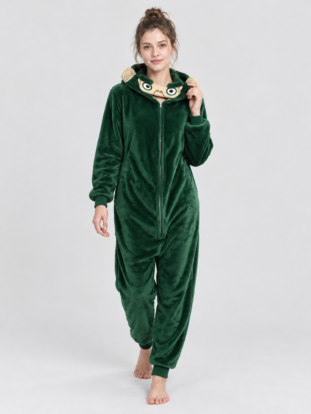 Animal Hooded Pajama Jumpsuit