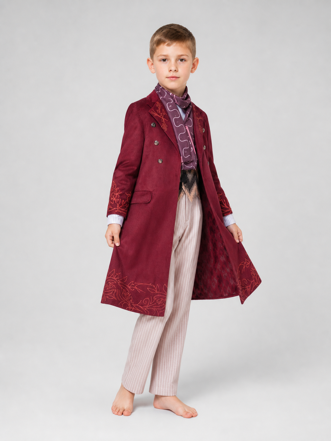 Willy Wonka Cosplay Costume from Charlie and the Chocolate Factory