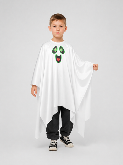 Glowing White Ghost Cape for Halloween Cosplay Costume Capes detail 2