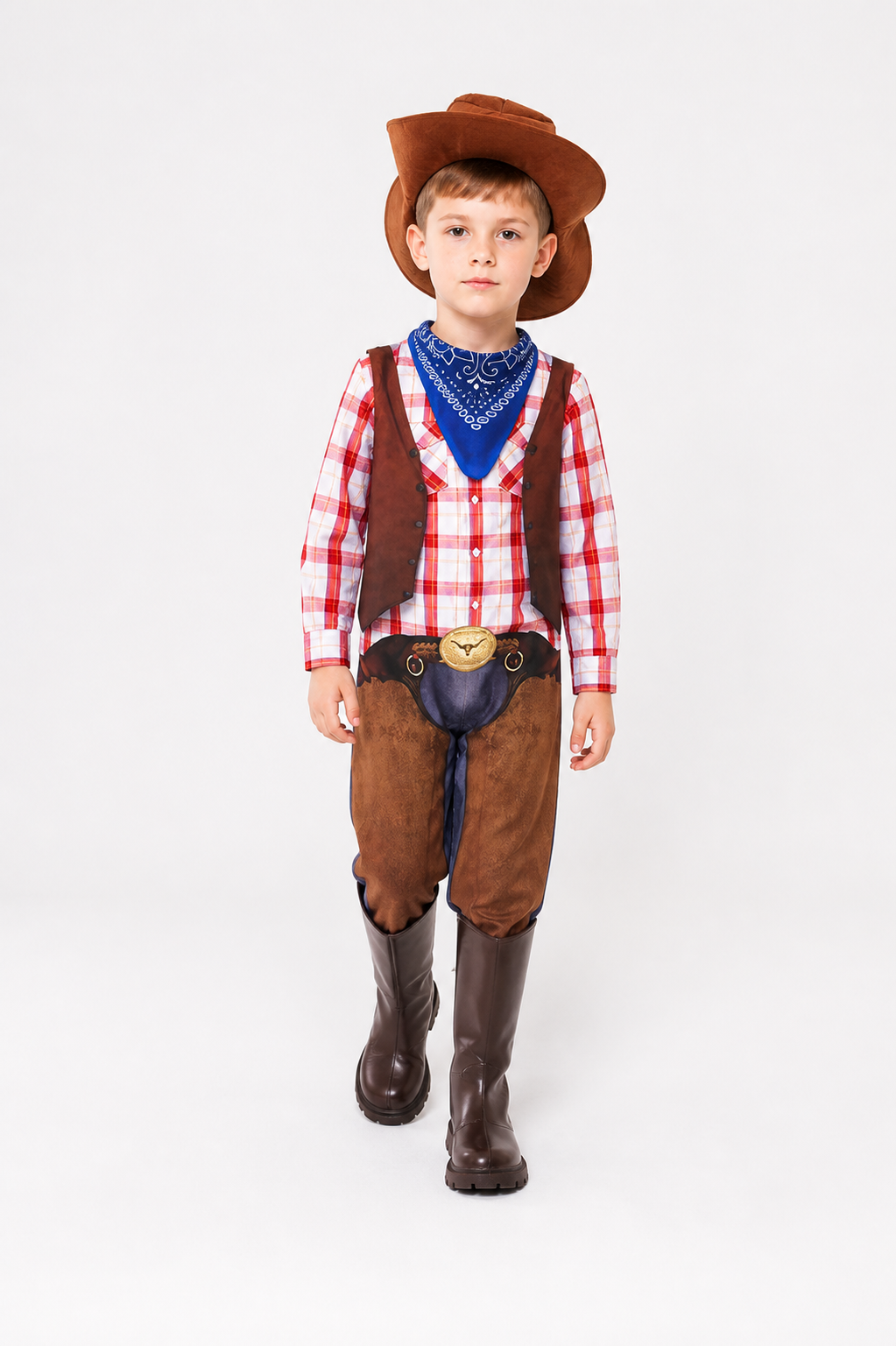 Children’s Sheriff Costume with Vest and Hat for Halloween