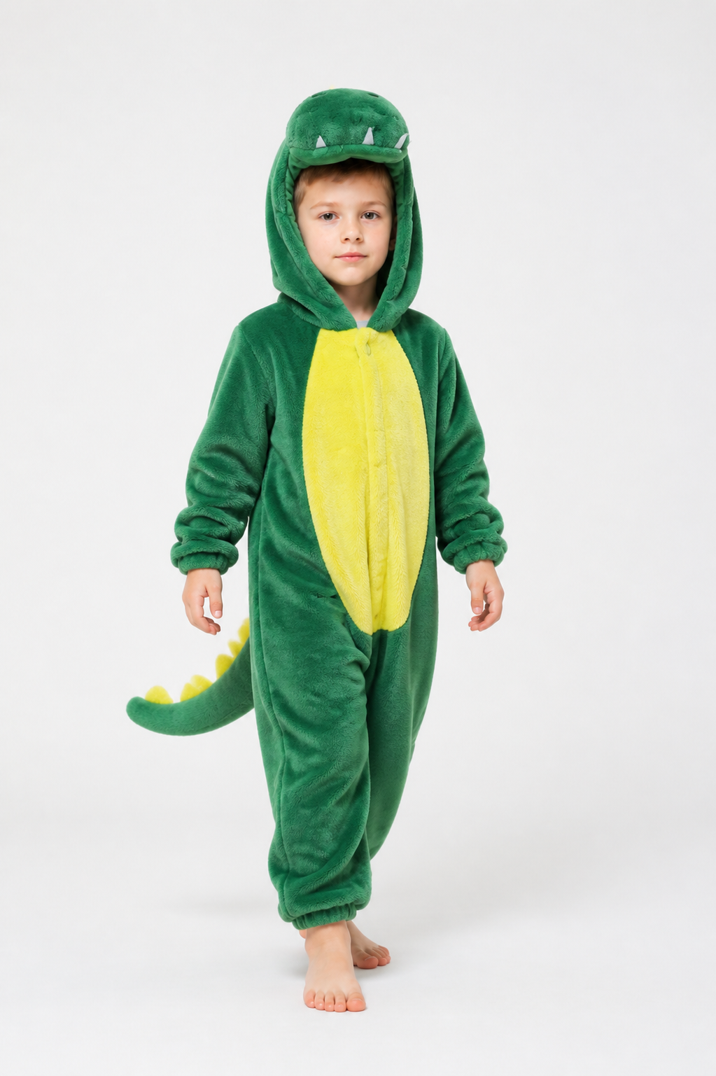 Dinosaur Jumpsuit with Tail and Hood product detail 2