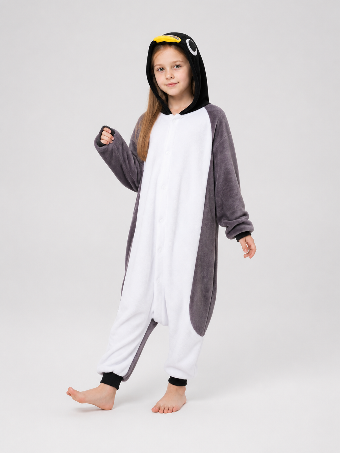 Husky Flannel Hooded Onesie Pajama product detail 2