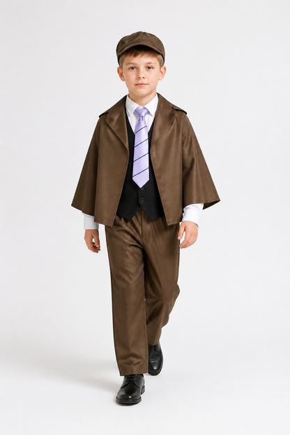 Edogawa Ranpo Cosplay Costume with Cape and Hat Costume Capes detail 2