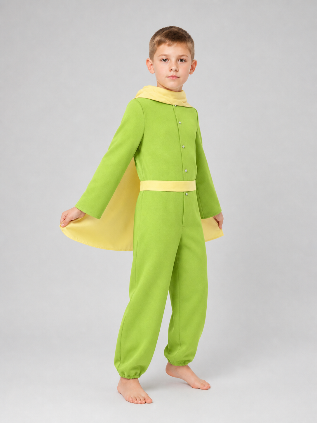 The Little Prince Green Cosplay Costume with Scarf