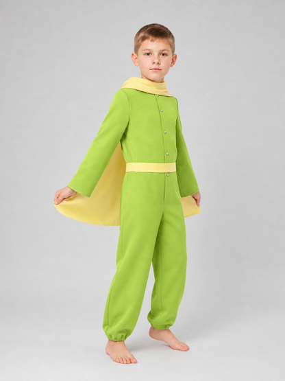 The Little Prince Green Cosplay Costume with Scarf