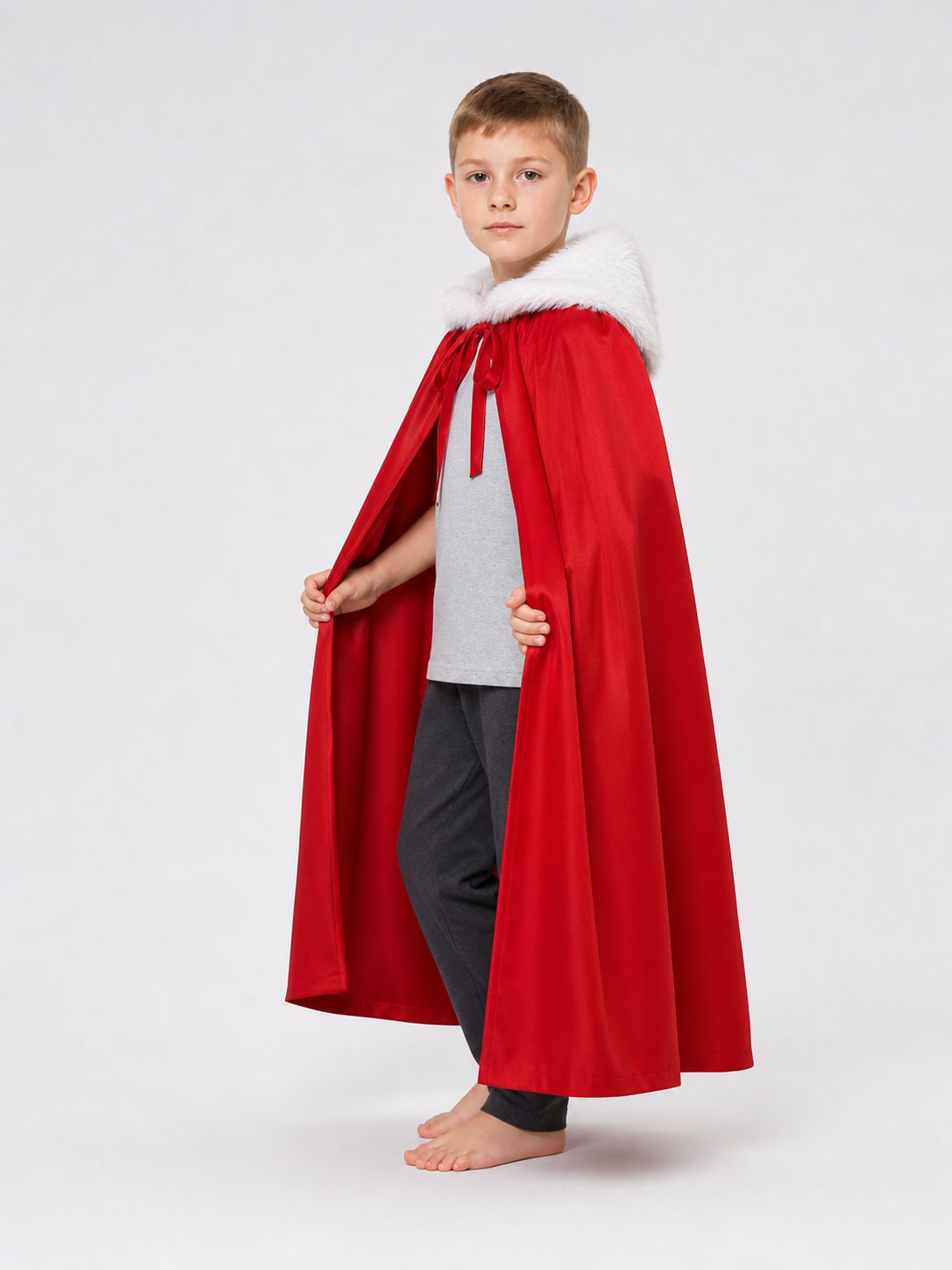 Invincible Cosplay Cape: Red and White Cloak