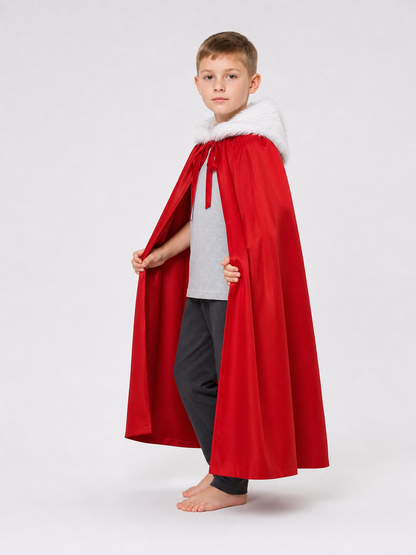 Invincible Cosplay Cape: Red and White Cloak