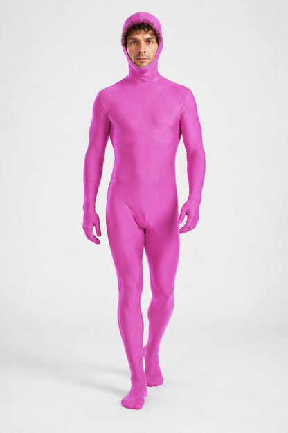 Hooded Zentai Jumpsuit with Open Face product detail