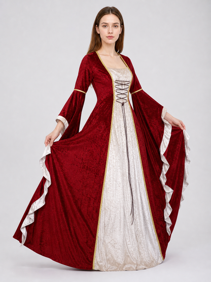 Medieval Renaissance Dress with Sleeves