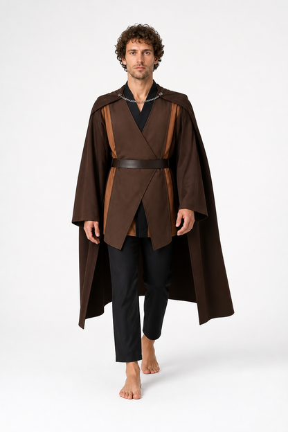 Count Dooku Cosplay Costume with Cloak and Belt Costume Capes detail 2