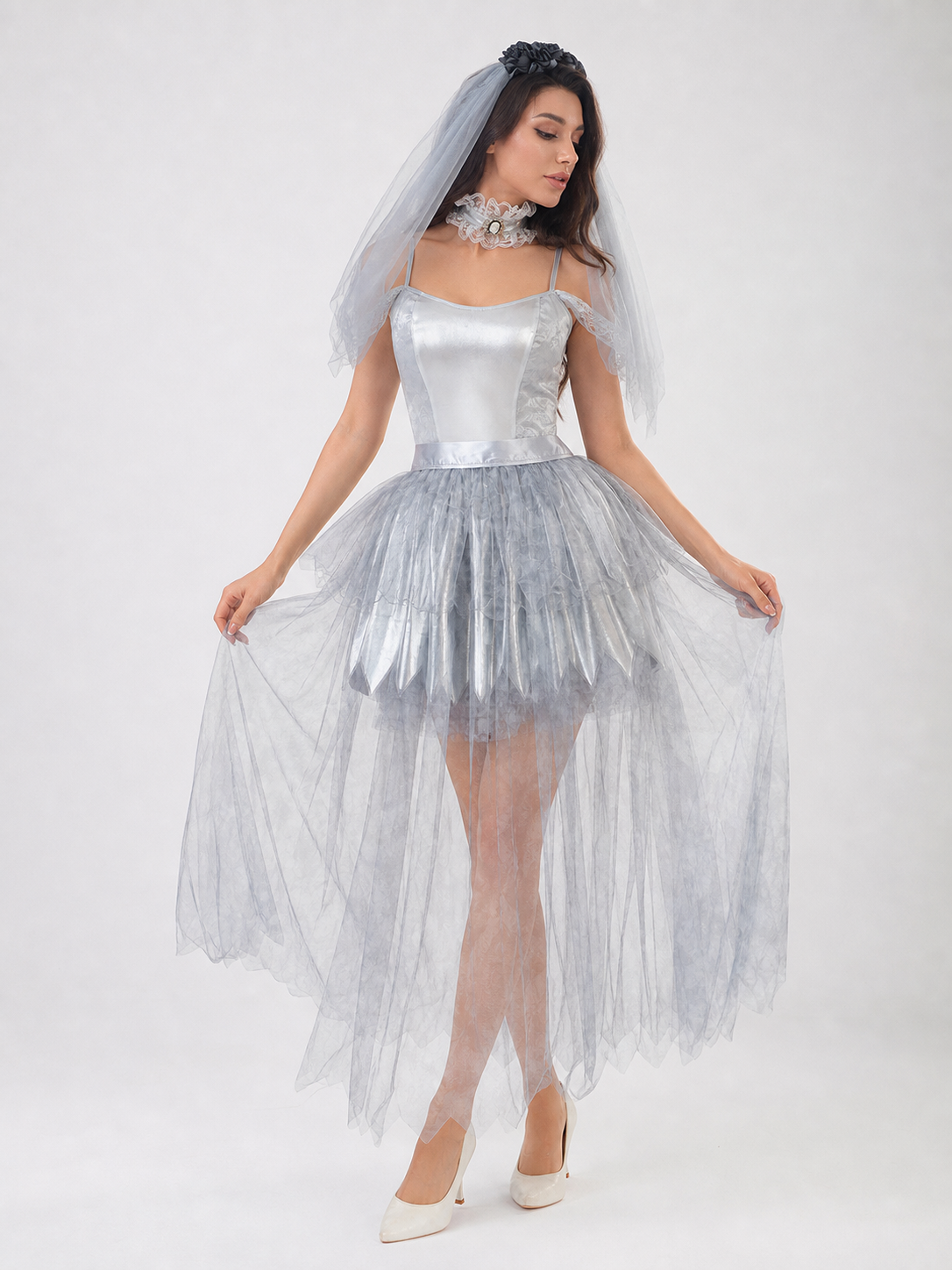 Gothic Halloween cosplay costume dress