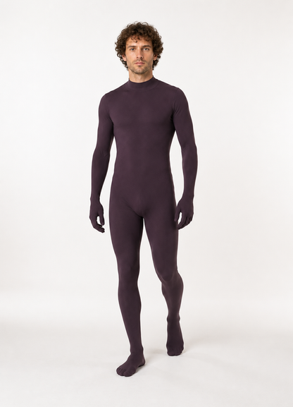 Dark Burgundy Jumpsuit with Gloves and Socks product detail 2