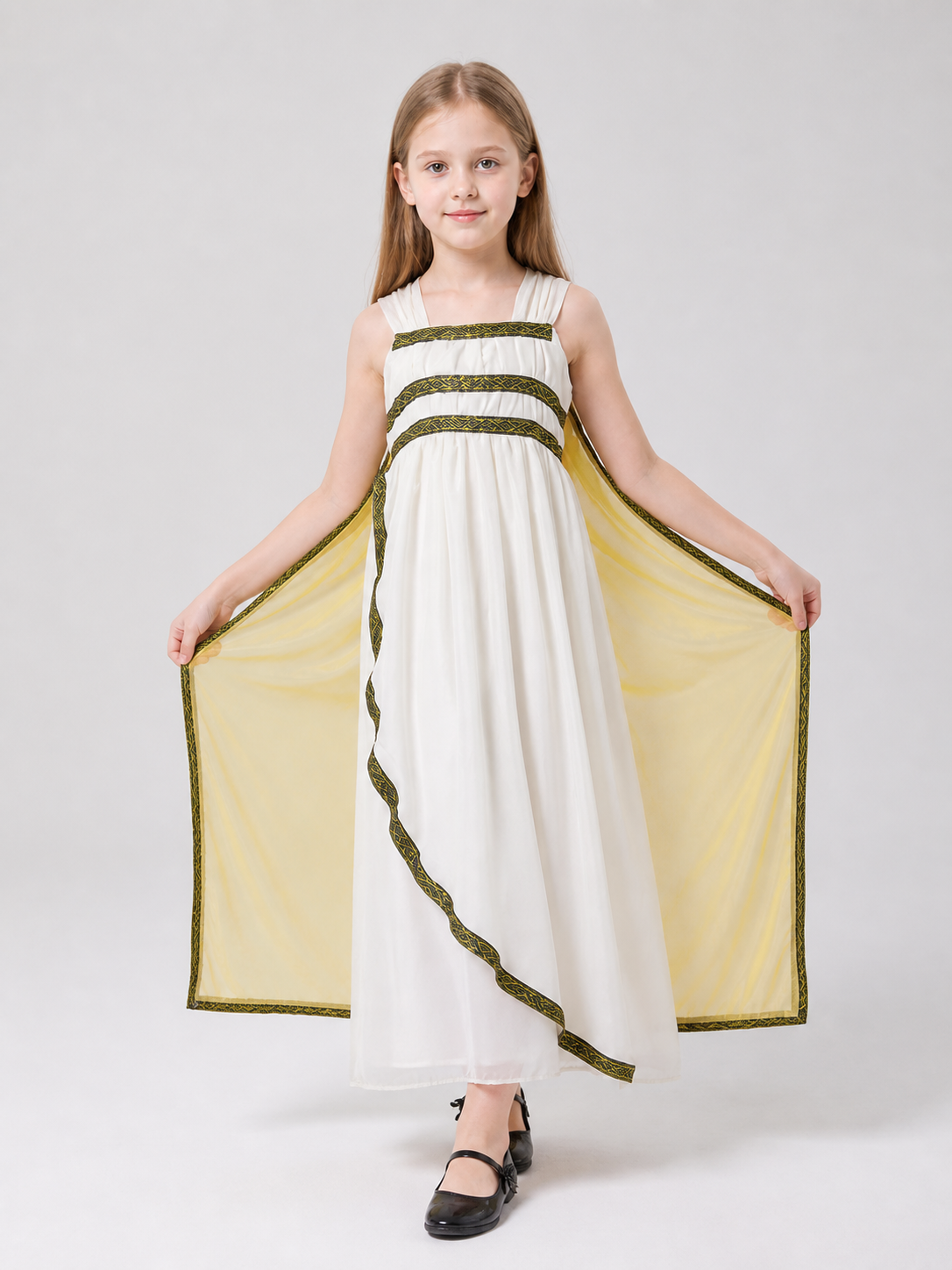 Cleopatra Cosplay Costume: Dress with Cape Costume Dresses detail 2