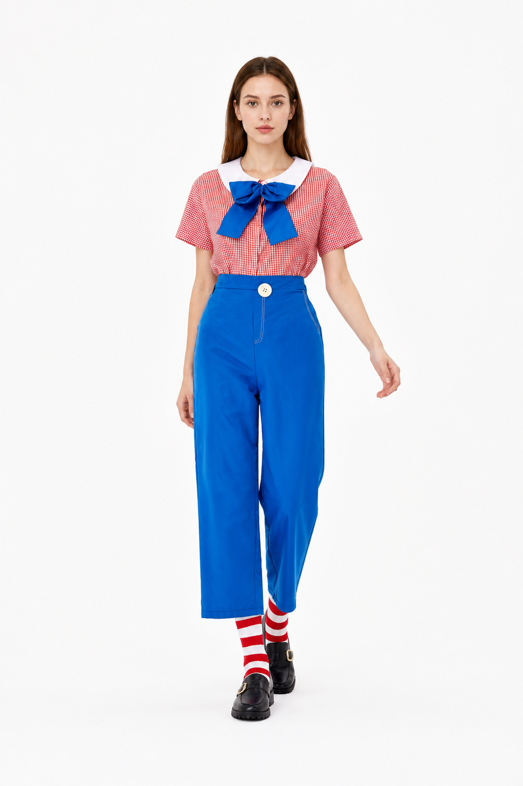 Clown Costume with Pants and a Large Bow Tie Costume Accessories detail