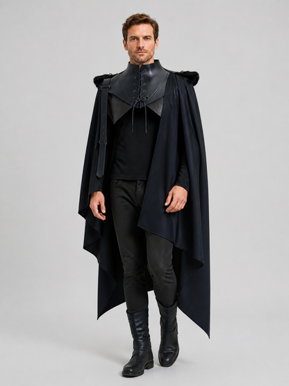 Black Death Cloak for Halloween, Vampire Costume Costume Capes detail 2