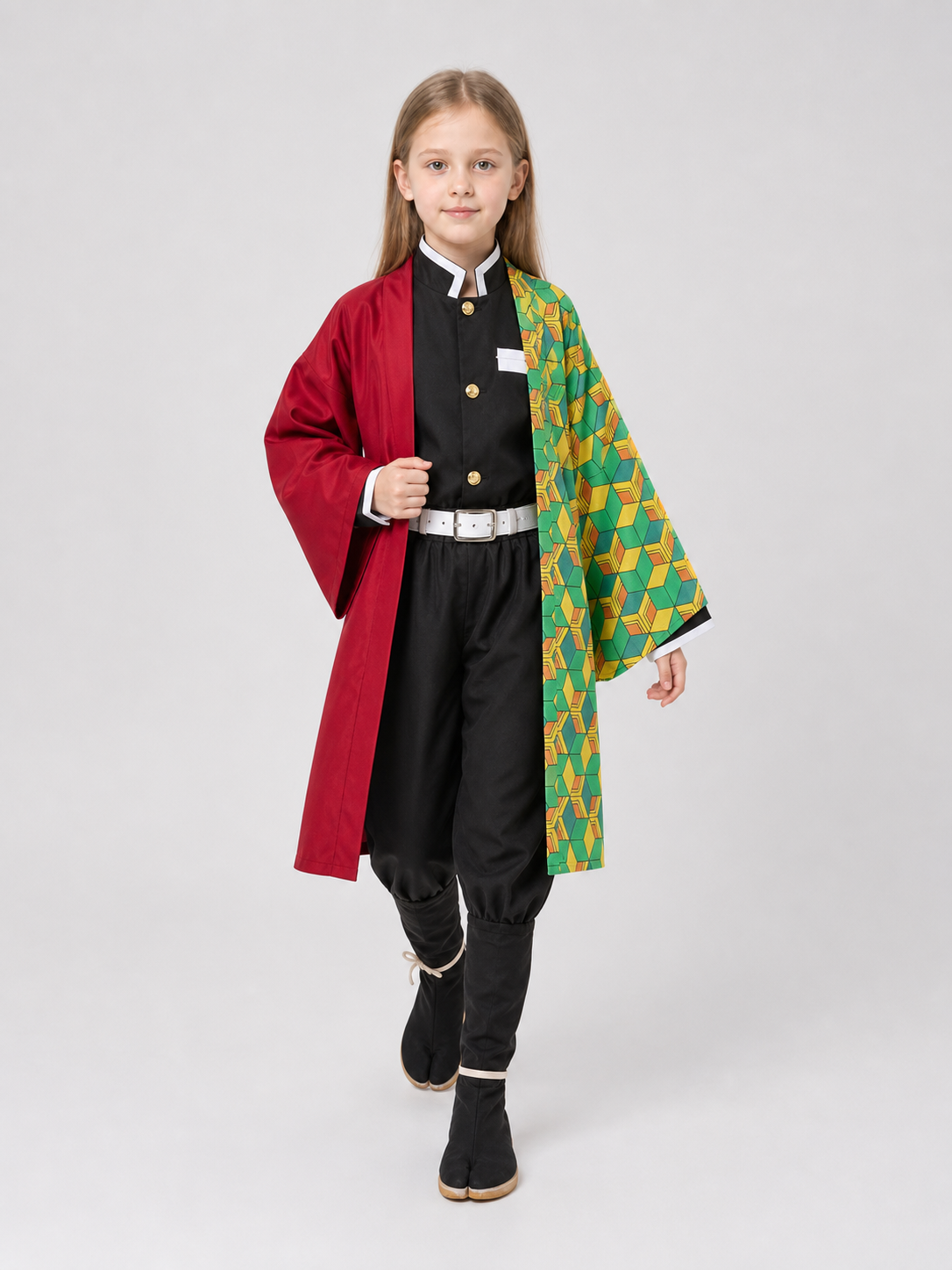 Tomioka Giyu Cosplay Costume, Set Costumes detail 2