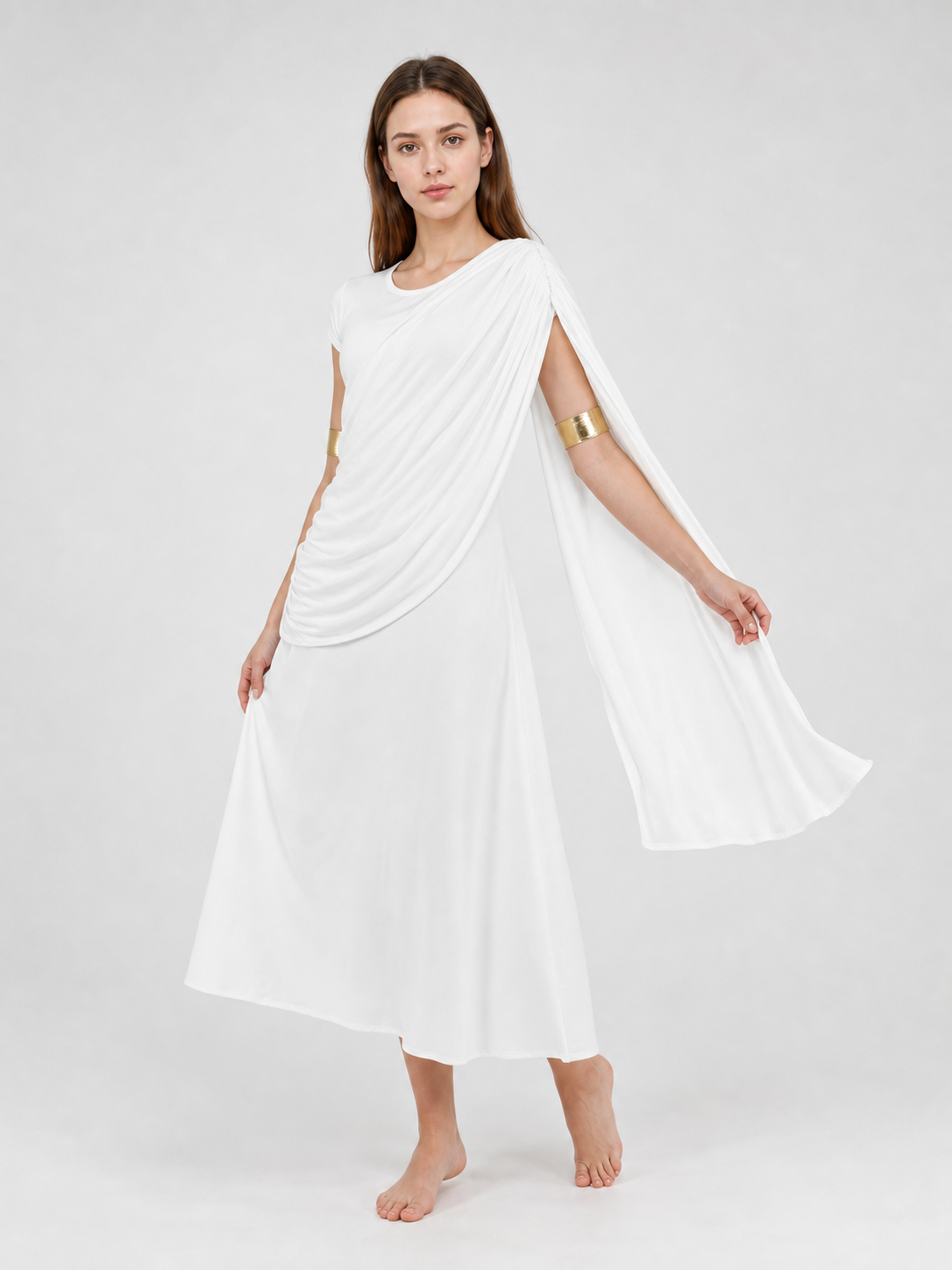 Greek-Style Costume Dress with Accessories