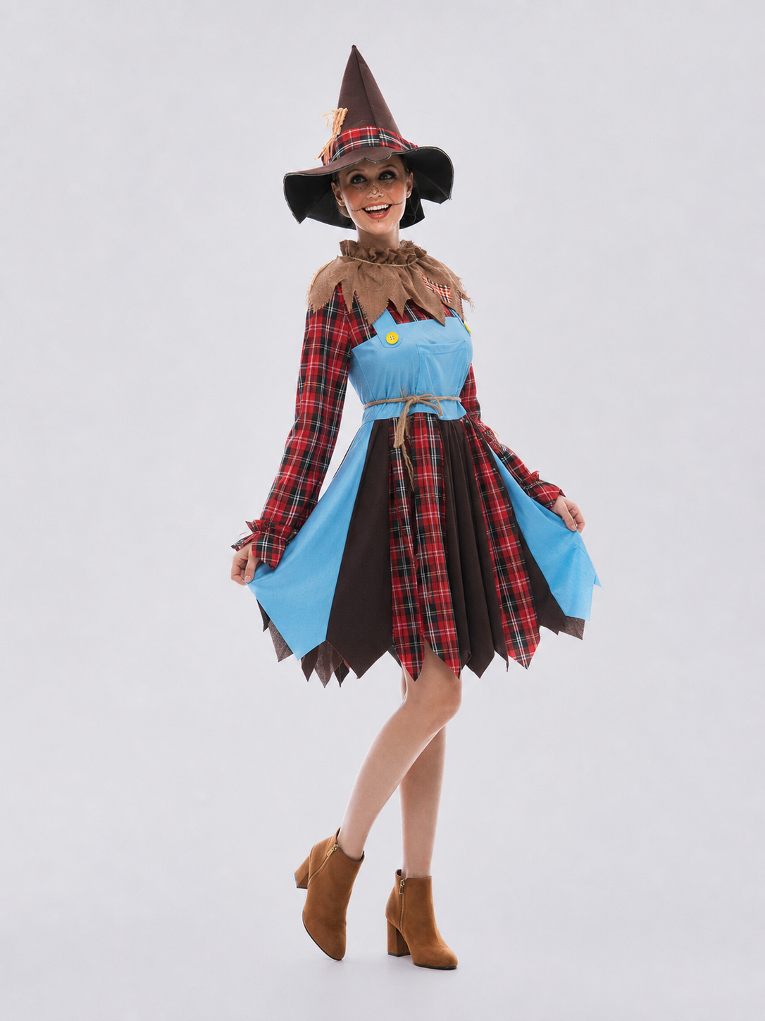 Scarecrow Costume: Dress and Hat Costume Dresses detail 2