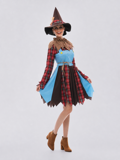 Scarecrow Costume: Dress and Hat Costume Dresses detail 2