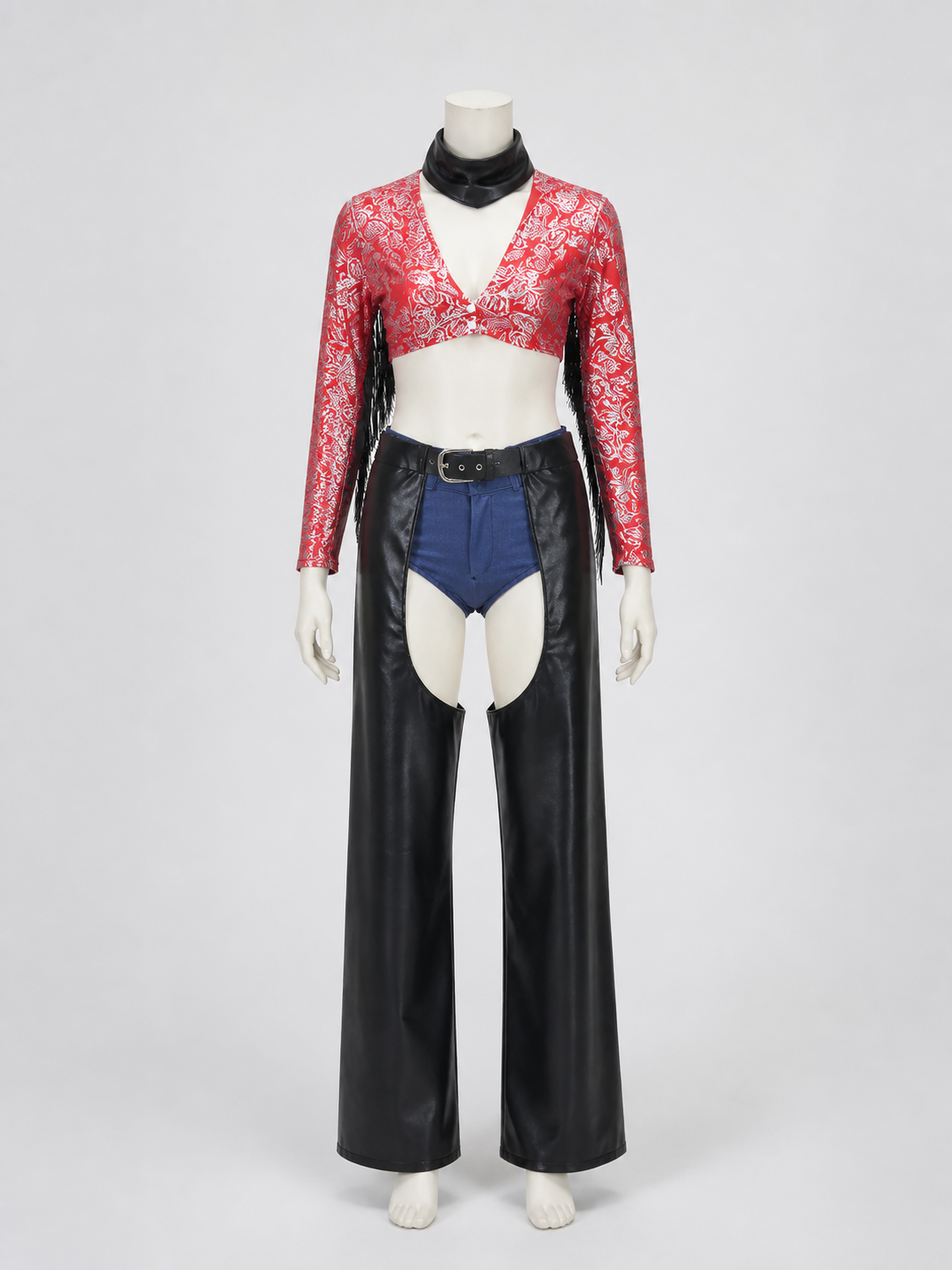Pirate Costume with Top and Wide-Leg Pants Costumes detail