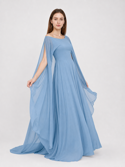 Long Light Blue Dress for Cosplay