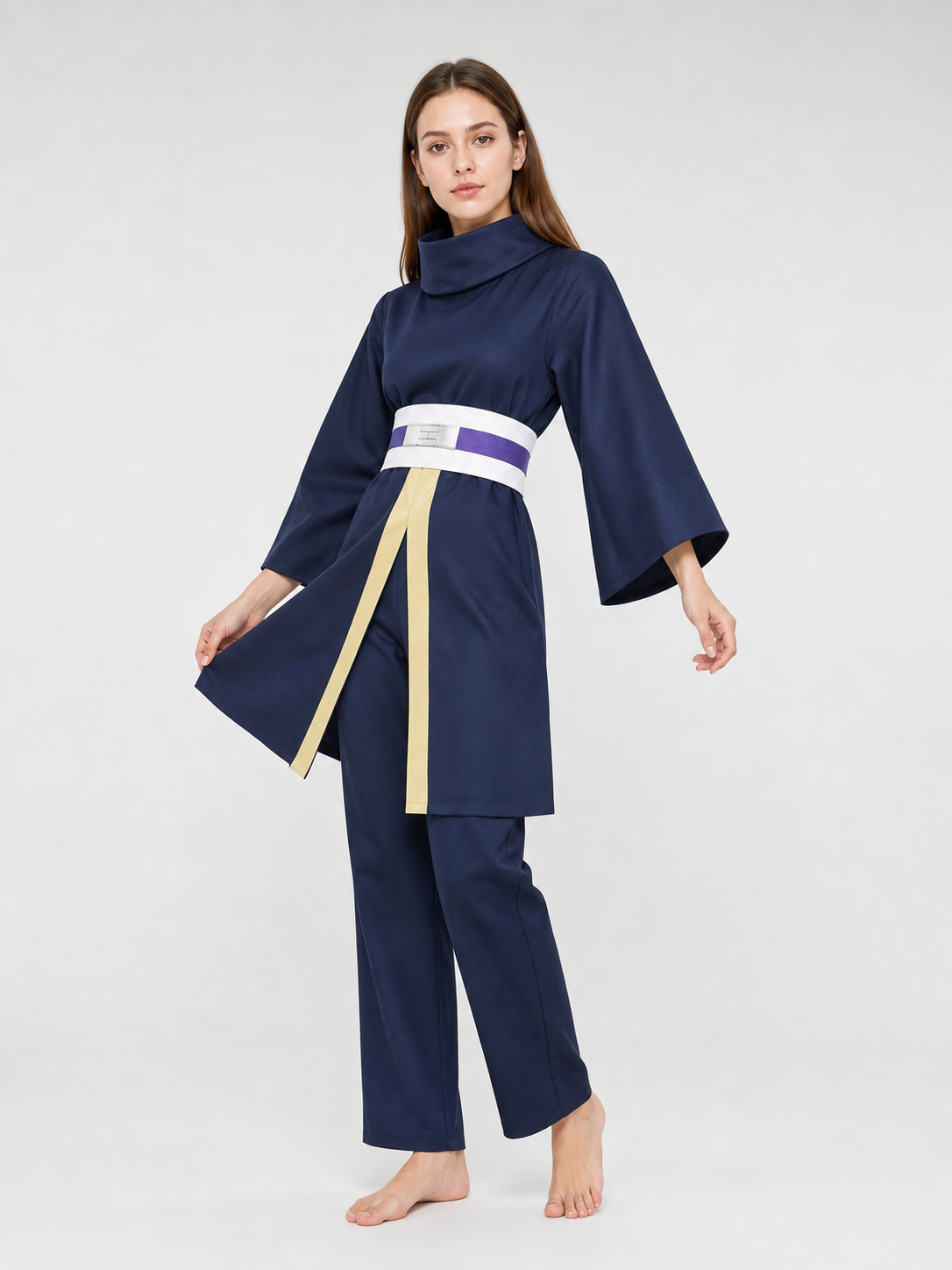 Obito Cosplay Costume: Robe, Pants, and Accessories