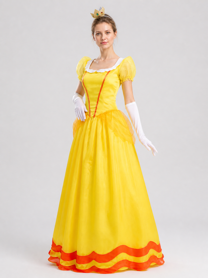 Princess Peach Halloween Costume, S-XXL Costumes detail