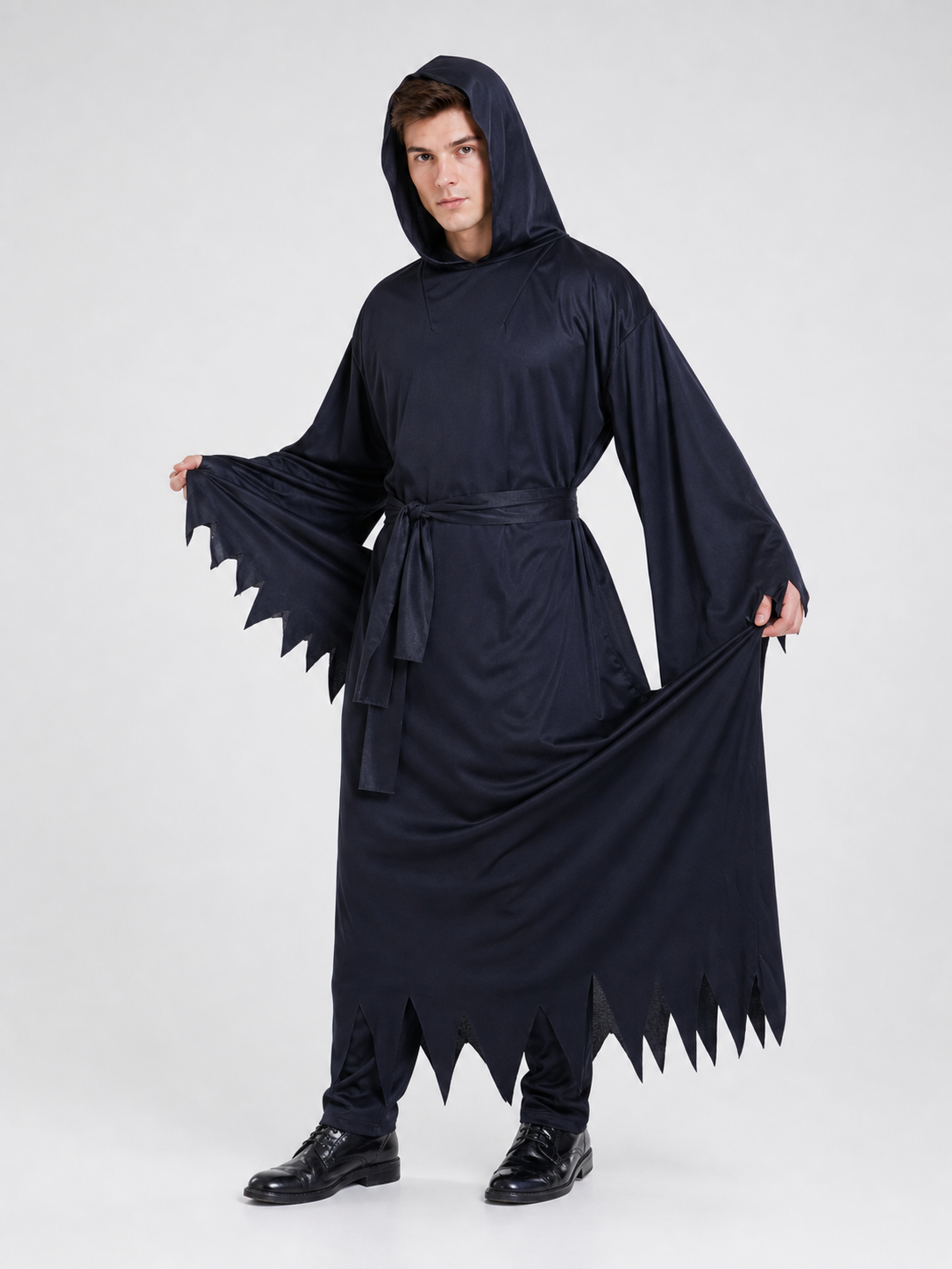 Black Hooded Ghost Halloween Costume