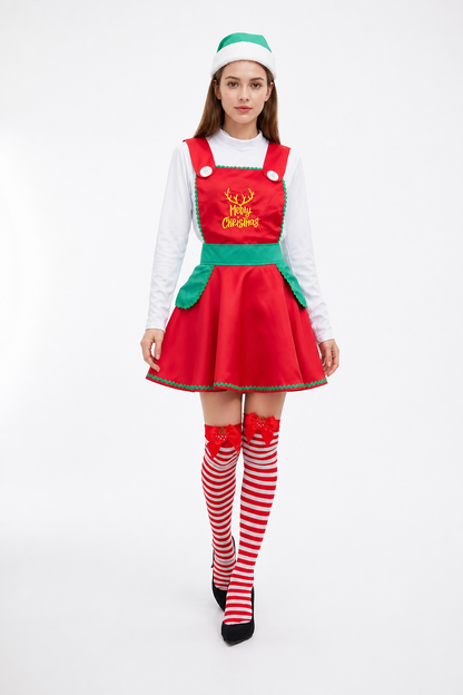 New Year's Costume with Hat, Deer Dress Costume Dresses detail 2