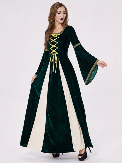 Costume Robe with Gold Lacing and Sleeves Costumes detail