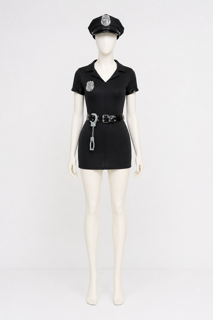 Police Officer Costume with Accessories for Halloween Costume Accessories detail 2