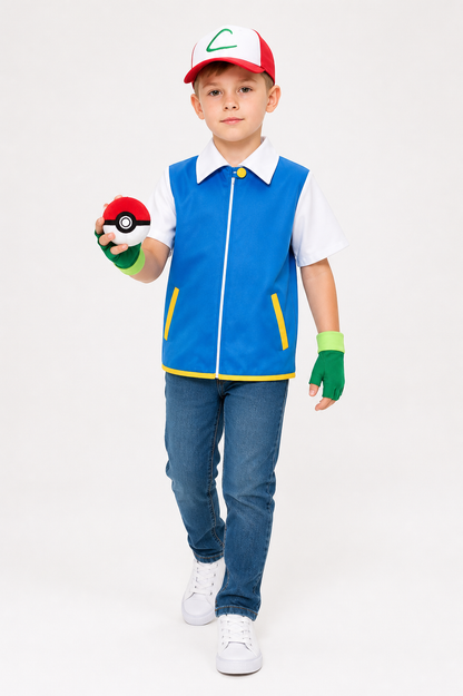 Ash Pokémon Cosplay Costume for Halloween product detail 2