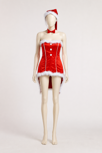 Christmas Carnival Costume: Red Dress Costume Dresses detail