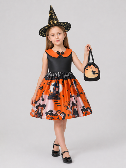 Children's Halloween Costume: Dress, Hat, and Handbag Costume Dresses detail 2