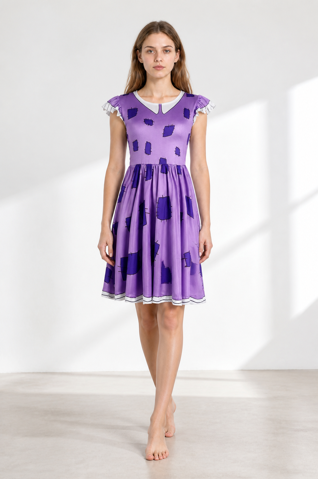 Cosplay Dress with Peter Pan Collar Costume Dresses detail 2