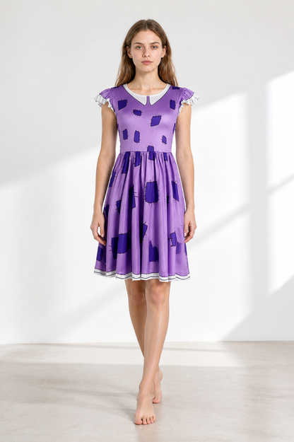 Cosplay Dress with Peter Pan Collar Costume Dresses detail 2