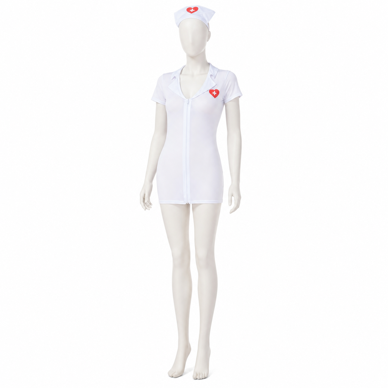 Medical Cosplay Costume, Zip-Up Dress Costume Dresses detail