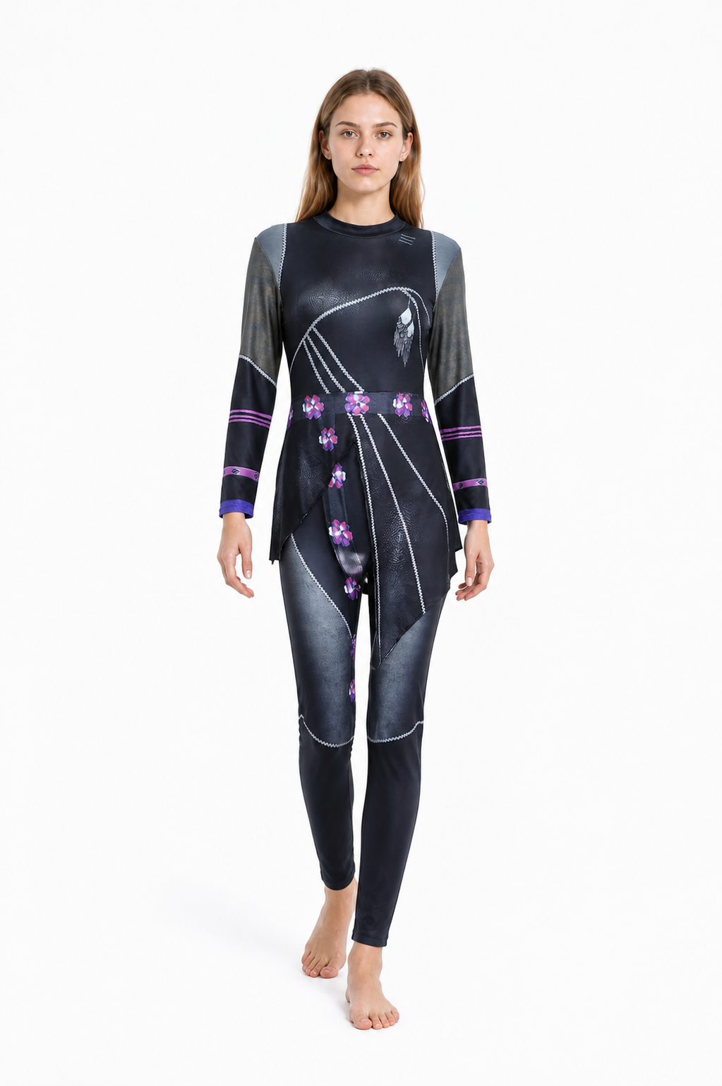 High-Neck Cosplay Jumpsuit Costumes detail 2
