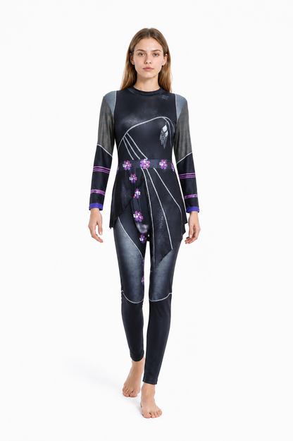 High-Neck Cosplay Jumpsuit Costumes detail 2