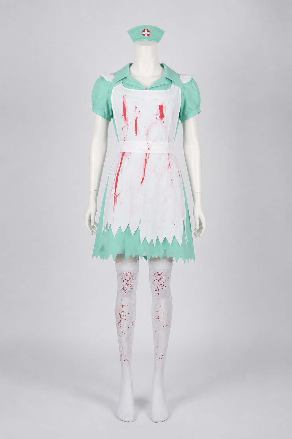 Medical Costume with Blood and Cross for Halloween Costumes detail 2