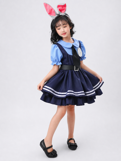 Bunny Stage Costume with Ears and Full Skirt Costumes detail