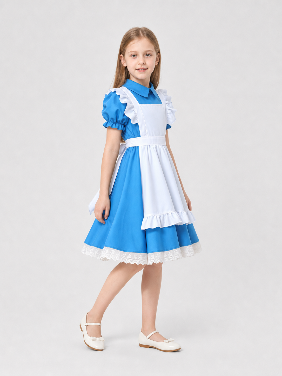 Alice Costume: Dress with Apron and Bow