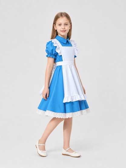 Alice Costume: Dress with Apron and Bow