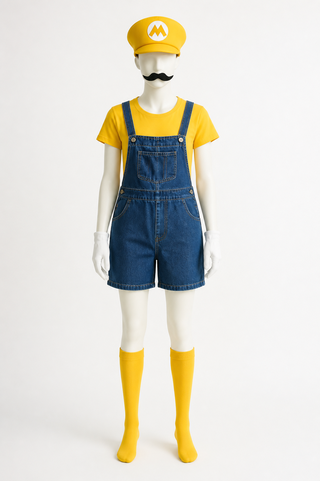 Mario Costume with T-Shirt, Shorts, and Accessories Costume Accessories detail 2